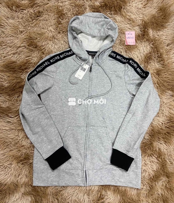 Áo khoác nỉ lót da cá Michael Kors hàng VNXK