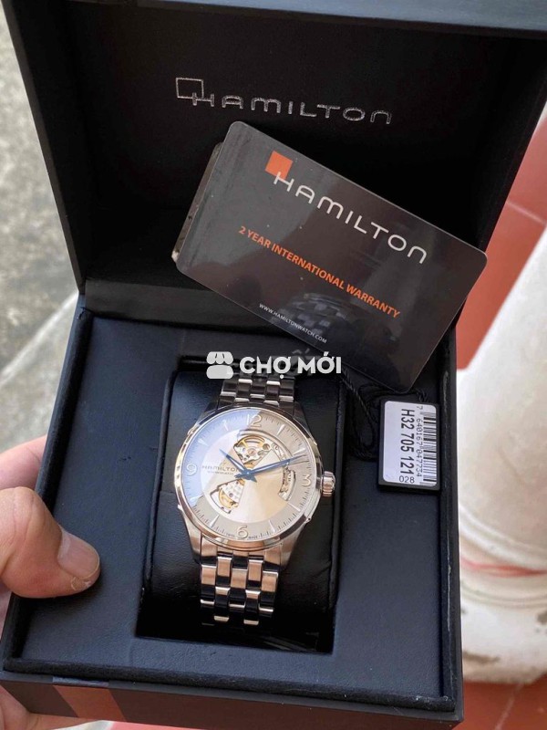 HMAILTON MẶT XÁM KIM XANH CỤC ĐẸP