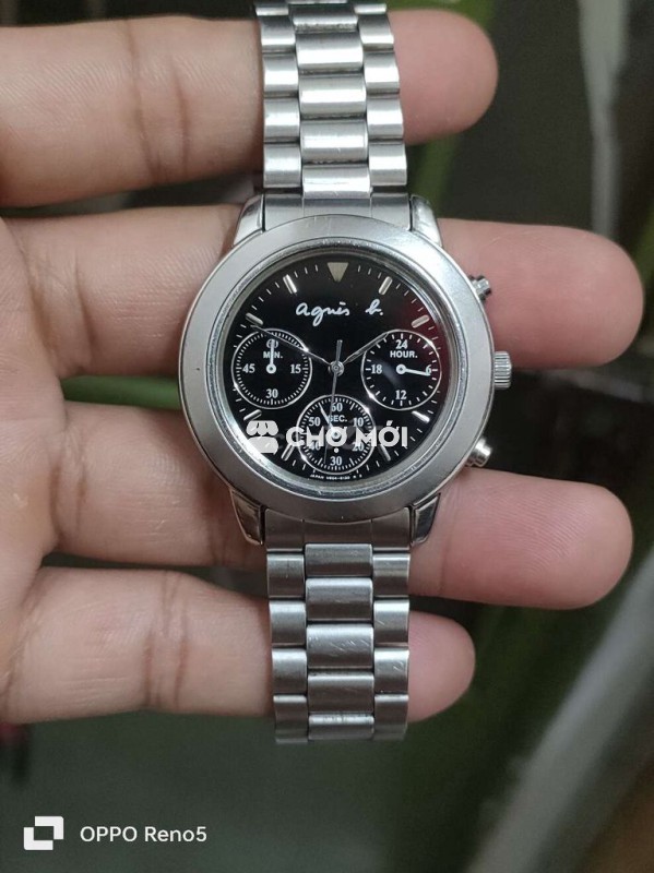 Đồng hồ Agnès b. Unisex Thép không gỉ