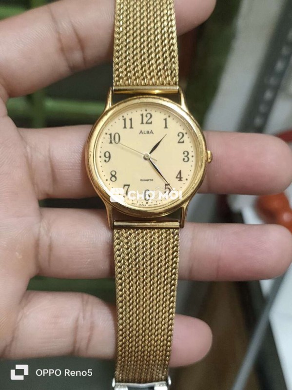 Đồng hồ Alba Full vàng size 34mm