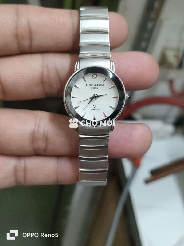 Đồng hồ Claudio Valentino Nữ Bạc