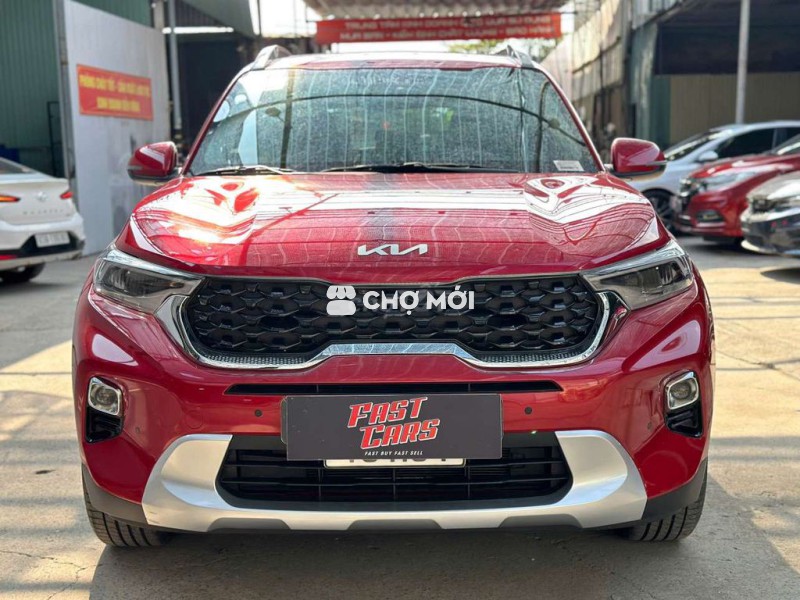 Kia Sonet 2022 Luxury 1.5AT, màu đỏ,13.000 km