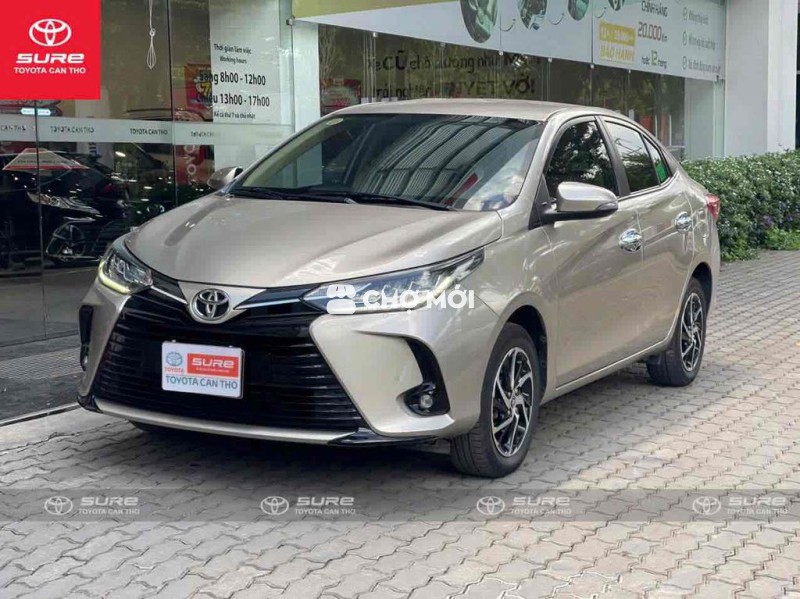 Toyota Vios G 2021 Nâu vàng 32.000 km chính hãng