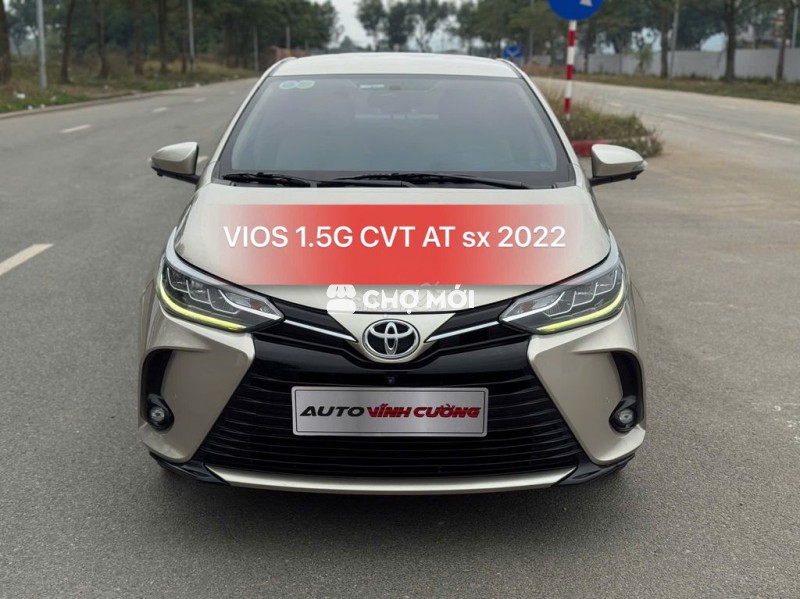 Toyota Vios 2022 1.5G CVT Vàng cát