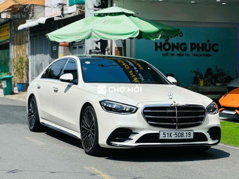 Mercedes-Benz S500L CBU 2020 Trắng Xăng lai điện