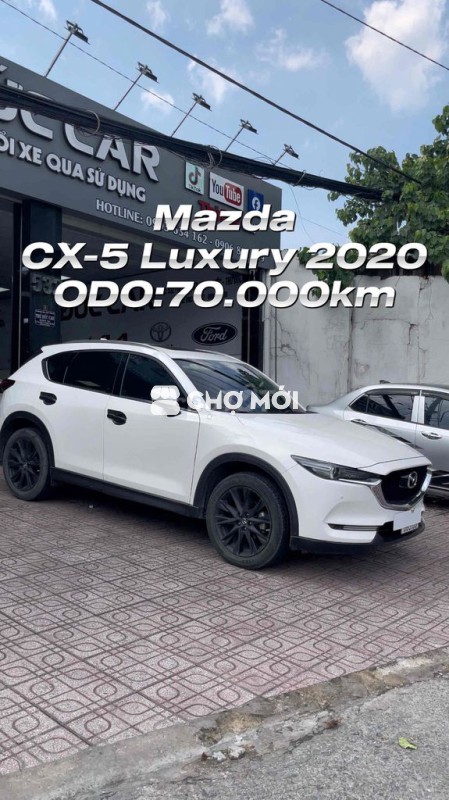 Mazda CX-5 2.0AT Luxury 2020 Trắng 69.999km