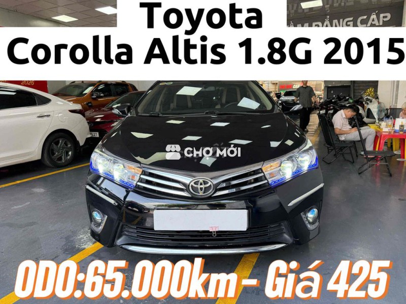 Toyota Corolla Altis 2015 1.8G Đen 65.999 km