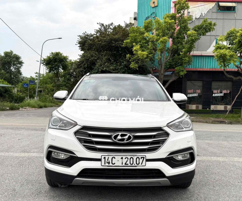 Hyundai SantaFe 2017 Dầu Số tự động Trắng