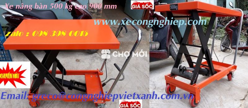 Xe nâng mặt bàn nào bán chạy nhất năm 2026?